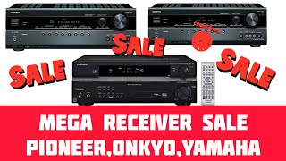 MEGA AV RECEIVER SALE pioneer onkyo yamaha avreceiver offer sale jadigital [upl. by Acinimod]