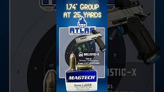 Accuracy Test Magtech 9mm 115g Ammo with the Atlas Artemis [upl. by Ira]