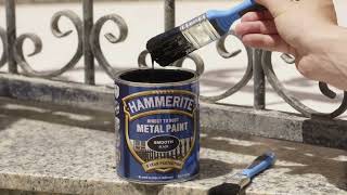 Painting Metal Nothing Beats Hammerite [upl. by Penny]