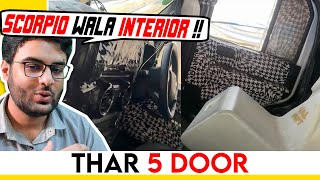 Thar 5 door INTERIOR has Features of XUV700 and Scorpio Combined   Aristo News 95 [upl. by Aljan]