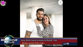 JESTA KOHLANTA ENCEINTE DE BENOÎT  SON BUMP A POUSSÉ DUN COUP [upl. by Eniamurt]