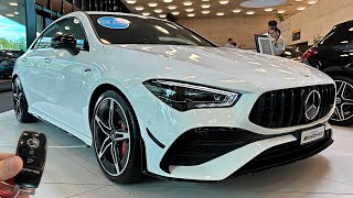 New MercedesAMG CLA 35 4MATIC FACELIFT 2024 Night Package II  Visual Review Exterior amp Interior [upl. by Maribelle]