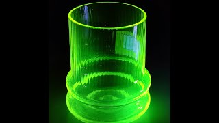 Playing with uranium glass [upl. by Mable]