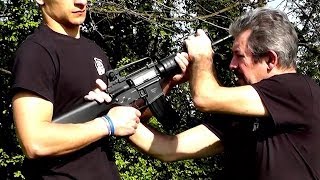 KRAV MAGA TRAINING • M4 disarm rifle • Kapap [upl. by Chessa]