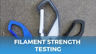 Filament Strength Testing [upl. by Hengel]