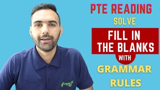 PTE Reading Writing Fill in the Blanks  10 Grammar Shortcuts to Solve in 2 Minutes  Skills PTE [upl. by Akciret]