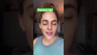 Flonase Tip How to use flonase nose spray  Who knew [upl. by Aerdnat]