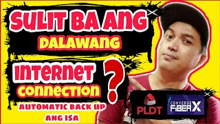 dalawang internet connection load balancerauto back up [upl. by Yecniuq897]