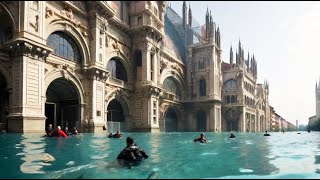 Italy in Chaos Milan Underwater as Seveso River Overflows Chaos and Evacuations as Storm Hits City [upl. by Kcirnek]