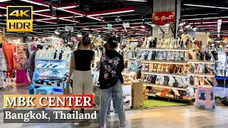 BANGKOK MBK Shopping Center quotTourists Favorite Shopping Mallquot  Thailand 4K HDR Walking Tour [upl. by Ecnatsnoc665]