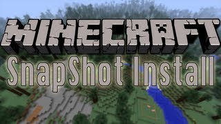 Minecraft How To Install Snapshot 12w21a [upl. by Adgam]