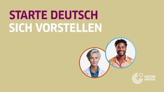 Starte Deutsch sich vorstellen [upl. by Rheims]