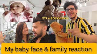 Wonders hub baby face reveal 😍 family reaction wonder hub video triggered by new video fukra insan [upl. by Jeuz]