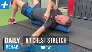 The No1 Chest and Pecs Stretch  Tim Keeley  Physio REHAB [upl. by Landre509]