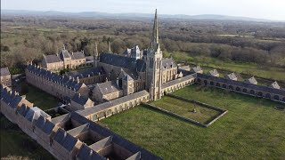 150 YEAR OLD ENGLISH MONASTERY  Saint Hughs Charter House  4K Drone [upl. by Rosita]