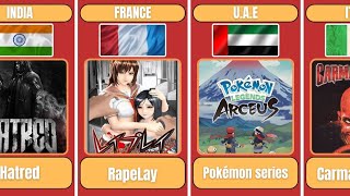 Banned Games 🎮 Worldwide The Most Controversial Games in 25 Countries [upl. by Seravart]