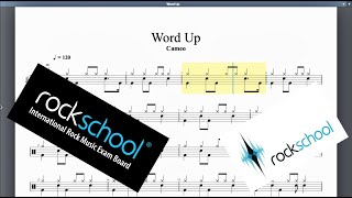 Word Up Rockschool Grade 3 Drums [upl. by Jemena]