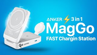 Stop Charging Slow  Anker MagGo FAST Charging Station 3 in 1 [upl. by Nnyrat]