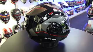 Scorpion Exo Tech Pro Commuta Flip Front Helmet BlackRed [upl. by Donia]