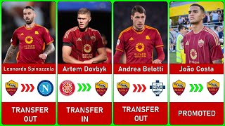 AS Roma Latest Confirmed Summer Transfers 2024  🔥😱 Rui Patrício Andrea Belotti Artem Dovbyk ✅ [upl. by Wolcott]