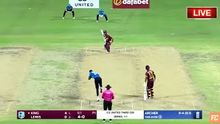 West Indies vs England 2nd T20I  Live Match Today Cricket Commentary [upl. by Lraep]