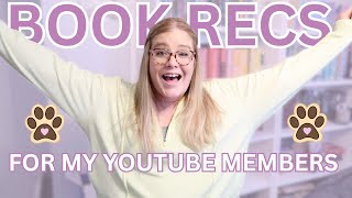 Giving Book Recommendations for my YouTube Members  Paw Print Pals [upl. by Dier494]