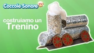 🚂 Costruiamo un trenino  Tutorial per bambini [upl. by Irovi]