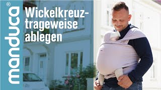 manduca® Sling  Wickelkreuztrage ablegen  Trageanleitung [upl. by Miharbi]