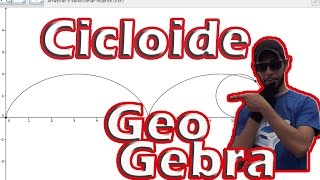 PROFMATMA23 Construção da curva Ciclóide no Geogebra [upl. by Kcajyllib182]