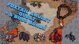 TIBIA Grimvale Quest  Foxtail Amulet Quest COMPLETA [upl. by Jueta506]