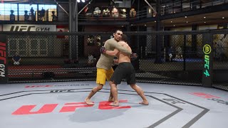 UFC4 Using the OVER UNDER Clinch [upl. by Kenaz]