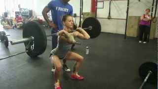 Crossfit Thruster Demo [upl. by Ellevart]