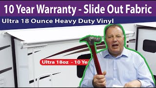 10year Ultra Slide Out Awning Replacement Fabric The Ultimate Solution For Any Slide Out Awning [upl. by Divd]