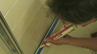 How To Caulk  How To Caulk A Shower [upl. by Beilul]