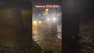 Spain 😔 truck lkw camion Spain valencia tsunami rain [upl. by Gula]