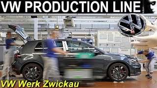 🏭 VOLKSWAGEN PRODUKTION ZWICKAU  Assembly Line Production Plant Footage [upl. by Attehcram]