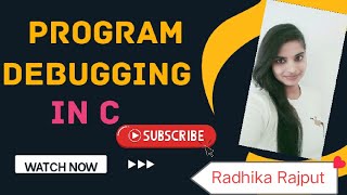 Program debugging in c programming program debugging in hindi [upl. by Schafer]