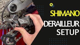 Shimano DEORESLXXTXTR 12 Speed Derailleur setup  How To Setup Your Shimano Derailleur [upl. by Hepza87]