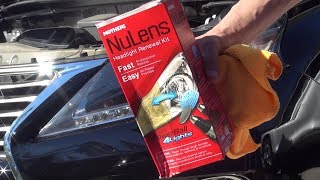 How to clean and restore your headlight back to new using Mothers Headlight Nulens Kit [upl. by Marquet]