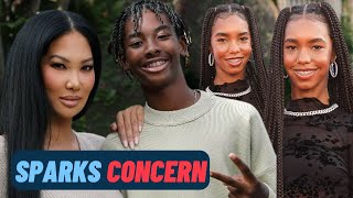 Kimora Lee’s son Kenzo in danceoff with Sean Combs’ twins sparks concern [upl. by Moyer]