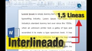 Cómo hacer Interlineado en Microsoft Word  aprende fácil y rápido [upl. by Anesusa528]