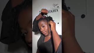 Used QVR 3 packs 20 inches spring twists human hair extensions qvrhair braids hairstyles [upl. by Gomar]