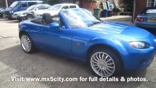 2006 Mazda MX5 Mk3 20 in metallic Winning Blue for sale at MX5 City in Doncaster [upl. by Busby494]