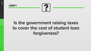 Taxes are NOT going up to pay for student loan forgiveness [upl. by Aicatan402]