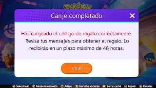 ✨ COMO CANJEAR AHORA NUEVO CODIGO de CANJEAR REGALO GRATIS ESPECIAL NAVIDAD en POKEMON UNITE ✨ [upl. by Juno]