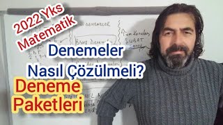 Denemeler Nasıl Yapılmalı Deneme Paketleri  aytmatematik [upl. by Nirual]