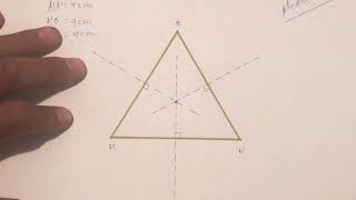 CÓMO TRAZAR LAS MEDIATRICES EL CIRCUNCENTRO Y EL CÍRCULO CIRCUNSCRITO DE UN TRIÁNGULO EQUILATERO [upl. by Adnilreh]