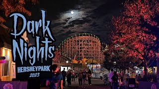 Hersheypark Dark Nights 2023 VLOG amp REVIEW [upl. by Ennayehc]