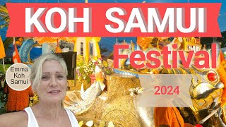 Chak Phra Festival 2024 à Koh Samui  Processions Street Food et Concerts 🎉🇹🇭  Teaser [upl. by Lirbij]