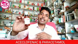 Nimucet AF Syrup Uses In Hindi  Aceclofenac amp Paracetamol [upl. by Hildy753]